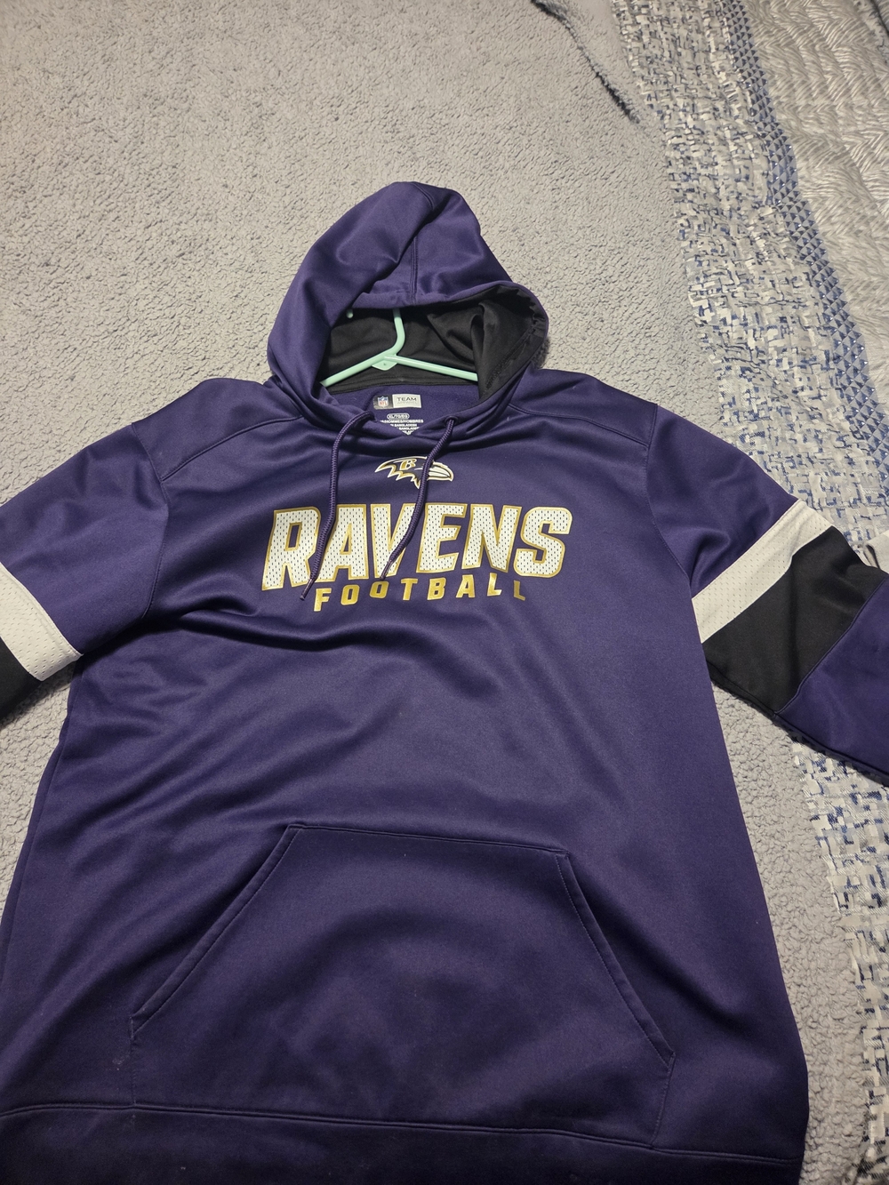 NFL Purple Baltimore Ravens Pullover Crewneck XL